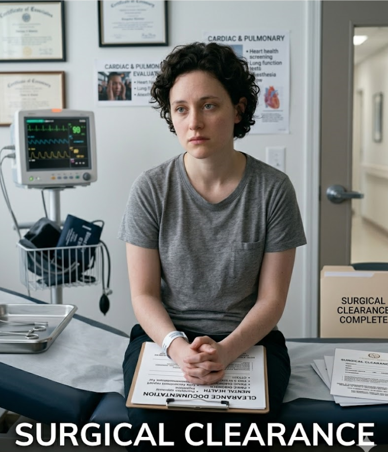 Professional surgical clearance evaluation